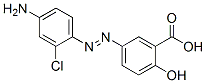 5-[(4-amino-2-chlorophenyl)azo]salicylic acid CAS#: 85720-88-3