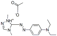 5-[[4-(diethylamino)phenyl]azo]-1,4-dimethyl-1H-1,2,4-triazolium acetate CAS#: 84051-83-2