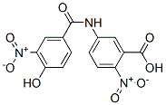 5-[(4-hydroxy-5-nitrobenzoyl)amino]-2-nitrobenzoic acid CAS#: 85136-66-9