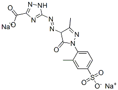 5-[[4,5-dihydro-3-methyl-1-(2-methyl-4-sulphophenyl)-5-oxo-1H-pyrazol-4-yl]azo]-1H-1,2,4-triazole-3-carboxylic acid, sodium salt CAS#: 85977-47-5