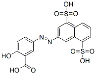 5-[(4,8-disulpho-2-naphthyl)azo]salicylic acid CAS#: 84455-34-5