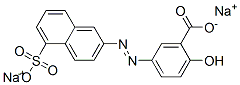 5-[(5-sulpho-2-naphthyl)azo]salicylic acid, sodium salt CAS#: 83784-08-1