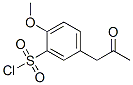 5-ACETONYL-2-METHOXYBENZENESULPHONYLCHLORIDE CAS#: 80223-79-6