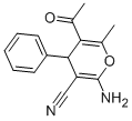 5-ACETYL-2-AMINO-6-METHYL-4-PHENYL-4H-PYRAN-3-CARBONITRILE CAS#: 89809-89-2