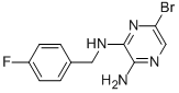 5-BROMO-3-[(4-FLUOROBENZYL)AMINO]PYRAZIN-2-AMINE CAS#: 827602-57-3