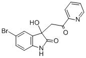 5-BROMO-3-HYDROXY-3-(2-OXO-2-PYRIDIN-2-YL-ETHYL)-1,3-DIHYDRO-INDOL-2-ONE CAS#: 83393-50-4