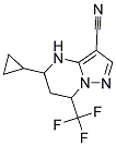 5-CYCLOPROPYL-7-TRIFLUOROMETHYL-4,5,6,7-TETRAHYDRO-PYRAZOLO[1,5-A]PYRIMIDINE-3-CARBONITRILE CAS#: 827588-14-7