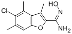 5-Chloro-N-hydroxy-3,4,6-trimethyl-2-benzofurancarboximidamide CAS#: 84748-06-1