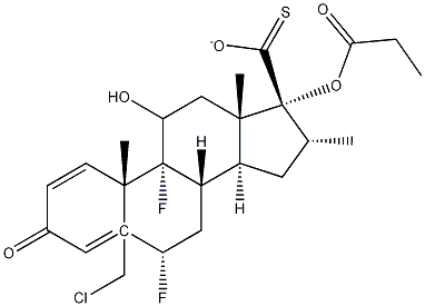 5-Chloromethyl 6a,9a-Difluoro-11-hydroxy-16a-methyl-3-oxo-17a-(propionyloxy)-androsta-1,4-diene-17-carbothioate CAS#: 80486-69-7