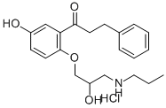 5-HYDROXY PROPAFENONE HYDROCHLORIDE CAS#: 86384-10-3
