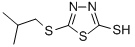 5-ISOBUTYLTHIO-1,3,4-THIADIAZOLE-2-THIOL CAS#: 89601-20-7