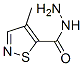 5-Isothiazolecarboxylic  acid,  4-methyl-,  hydrazide CAS#: 89280-04-6