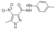5-Methyl-4-nitro-1H-pyrazole-3-carboxylic acid 2-(4-methylphenyl)hydra zide CAS#: 81016-47-9