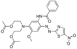 5'-[N,N-Bis(2-acetoxyethyl)amino]-4'-methoxy-2'-(5-nitro-2-thiazolylazo)benzanilide CAS#: 83758-68-3