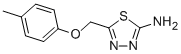 5-P-TOLYLOXYMETHYL-[1,3,4]THIADIAZOL-2-YLAMINE CAS#: 84138-77-2