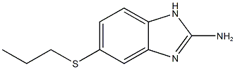 5-(Propylthio)-1H-benzimidazol-2-amine CAS#: 80983-36-4