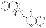 5-Pyrimidinecarboxamide, 4-methoxy-N-(8-(phenylmethyl)-8-azabicyclo(3. 2.1)oct-3-yl)-, exo- CAS#: 84923-00-2