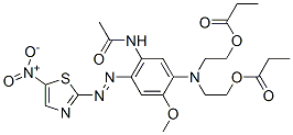 [[5-acetamido-4-[(5-nitrothiazol-2-yl)azo]-2-methoxyphenyl]imino]diethyl dipropionate CAS#: 88938-56-1