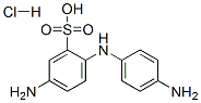 5-amino-2-(4-aminoanilino)benzenesulphonic acid monohydrochloride CAS#: 83732-64-3