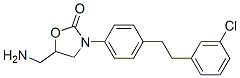 5-(aminomethyl)-3-[4-[2-(3-chlorophenyl)ethyl]phenyl]oxazolidin-2-one CAS#: 84459-91-6