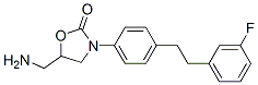 5-(aminomethyl)-3-[4-[2-(3-fluorophenyl)ethyl]phenyl]oxazolidin-2-one CAS#: 84459-89-2