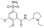 5-(aminosulphonyl)-N-[(1-ethyl-2-pyrrolidinyl)methyl]-2,3-dimethoxybenzamide CAS#: 80623-13-8