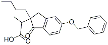 5-benzyloxy-1-oxo-2-butyl-2-indan propionic acid CAS#: 80106-55-4