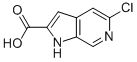 5-chloro-1H-pyrrolo[2,3-c]pyridine-2-carboxylic acid CAS#: 800401-68-7