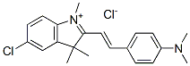 5-chloro-2-[2-[4-(dimethylamino)phenyl]vinyl]-1,3,3-trimethyl-3H-indolium chloride CAS#: 84787-97-3