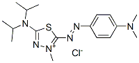 5-(diisopropylamino)-2-[[4-(dimethylamino)phenyl]azo]-3-methyl-1,3,4-thiadiazolium chloride CAS#: 81921-84-8