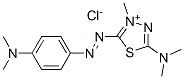 5-(dimethylamino)-2-[[4-(dimethylamino)phenyl]azo]-3-methyl-1,3,4-thiadiazolium chloride CAS#: 83930-05-6