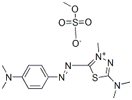5-(dimethylamino)-2-[[4-(dimethylamino)phenyl]azo]-3-methyl-1,3,4-thiadiazolium methyl sulphate CAS#: 83950-26-9