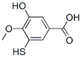 5-hydroxy-3-mercapto-4-methoxybenzoic acid CAS#: 80547-87-1