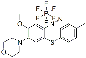 5-methoxy-4-(morpholin-4-yl)-2-[(p-tolyl)thio]benzenediazonium hexafluorophosphate CAS#: 85099-31-6