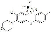 5-methoxy-4-(morpholin-4-yl)-2-[(p-tolyl)thio]benzenediazonium tetrafluoroborate CAS#: 85750-32-9