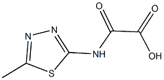 [(5-methyl-1,3,4-thiadiazol-2-yl)amino](oxo)acetic acid CAS#: 83244-81-9