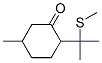 5-methyl-2-[1-methyl-1-(methylthio)ethyl]cyclohexan-1-one CAS#: 85165-49-7