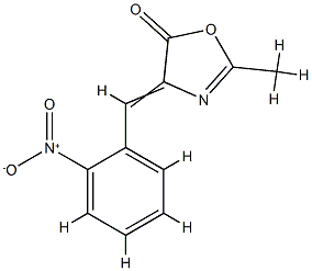 5(4H)-Oxazolone, 2-Methyl-4-[(2-nitrophenyl)Methylene]- CAS#: 85986-91-0