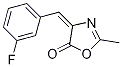 5(4H)-Oxazolone, 4-[(3-fluorophenyl)Methylene]-2-Methyl- CAS#: 85986-89-6