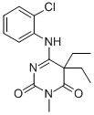 5,5-Diethyl-4-(2-chlorophenyl)iminobarbituric acid CAS#: 87215-92-7