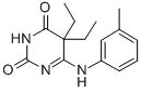 5,5-Diethyl-4-(3-methylphenyl)iminobarbituric acid CAS#: 87215-89-2