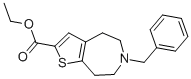 5,6,7,8-TETRAHYDRO-6-(PHENYLMETHYL)-4H-THIENO[2,3-D]AZEPINE-2-CARBOXYLIC ACID, ETHYL ESTER CAS#: 83621-45-8