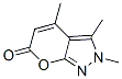 5,7,8-trimethyl-2-oxa-8,9-diazabicyclo[4.3.0]nona-4,6,9-trien-3-one CAS#: 87343-65-5