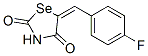 (5E)-5-[(4-fluorophenyl)methylidene]-1,3-selenazolidine-2,4-dione CAS#: 82085-53-8