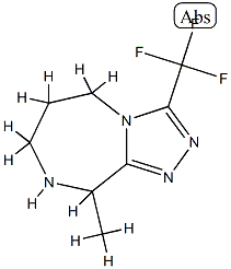 5H-1,2,4-Triazolo[4,3-a][1,4]diazepine,6,7,8,9-tetrahydro-9-methyl-3-(trifluoromethyl)-(9CI) CAS#: 807320-37-2