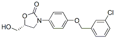 (5R)-3-[4-[(3-Chlorophenyl)methoxy]phenyl]-5-(hydroxymethyl)-2-oxazolidinone CAS#: 87823-53-8