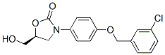 (5S)-3-[4-[(3-Chlorophenyl)methoxy]phenyl]-5-(hydroxymethyl)-2-oxazolidinone CAS#: 87823-54-9