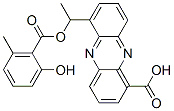 (+)-6-[1-[(2-Hydroxy-6-methylbenzoyl)oxy]ethyl]-1-phenazinecarboxylic acid CAS#: 81645-10-5