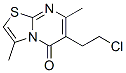 6-(2-chloroethyl)-3,7-dimethyl-5H-thiazolo[3,2-a]pyrimidin-5-one CAS#: 83863-77-8