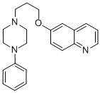 6-(3-(4-Phenyl-1-piperazinyl)propoxy)quinoline CAS#: 84344-69-4